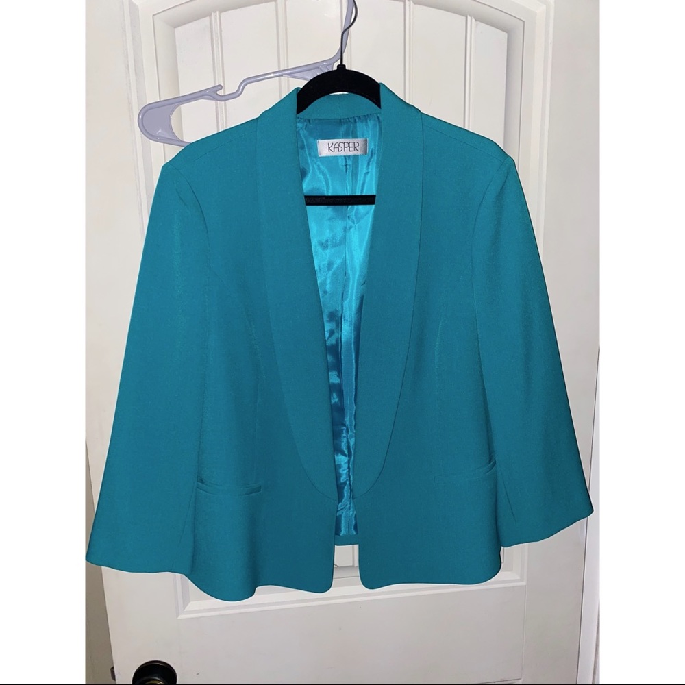 Teal Blazer